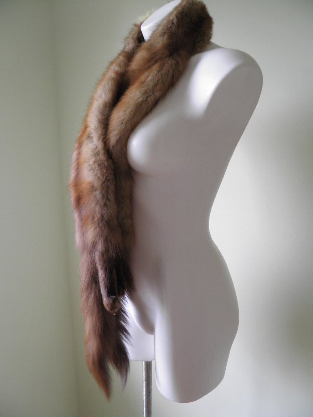 Vintage light Tone Mink Fur Stole